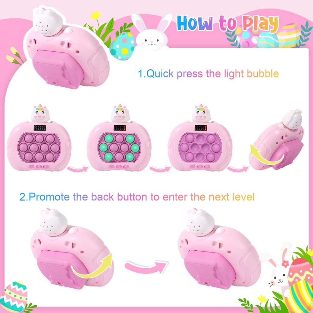 Pop-It Puzzle Game Fidget Toy (SG Seller) - Stress Relief & Fun